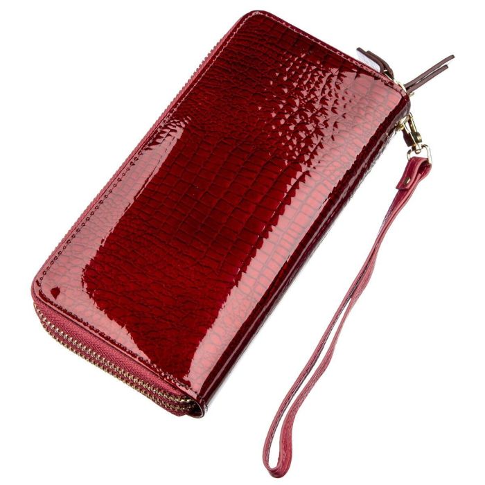 Жіночий клатч із двома відділеннями ST Leather 18907 бордовий