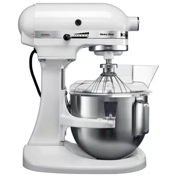 Кухонна машина KitchenAid Heavy Duty 4,8 л 5KPM5EWH з відкидним блоком білий