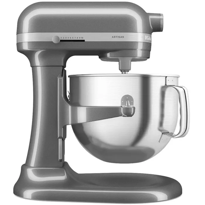 Кухонна машина KitchenAid Artisan 6,6 л 5KSM70SHXECU з підйомною чашею сріблястий