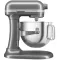 Кухонна машина KitchenAid Artisan 6,6 л 5KSM70SHXEMS з підйомною чашею колір срібний медальон