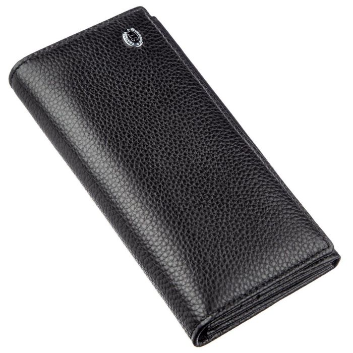 Кошелек для женщин на кнопке ST Leather 18859 черный