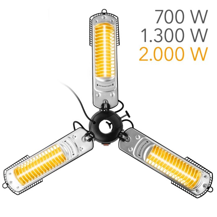 Инфракрасный обогреватель Trotec IRS 2005 2000W Silver/Black (1410003922)