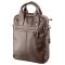 Якісна чоловіча сумка вертикального формату SHVIGEL 11168 під А4 коричневий флотар