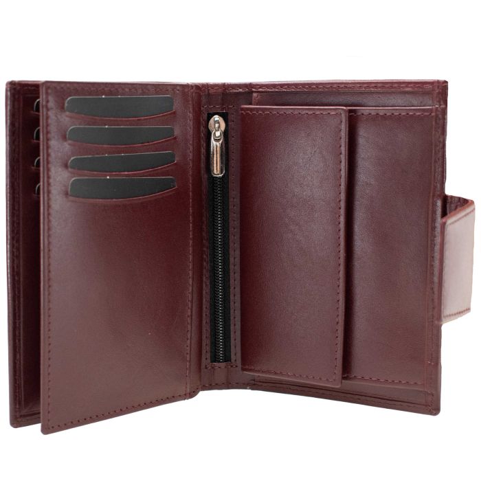Кошелек женский кожаный Semi Line RFID Dark Red (P8261-2)