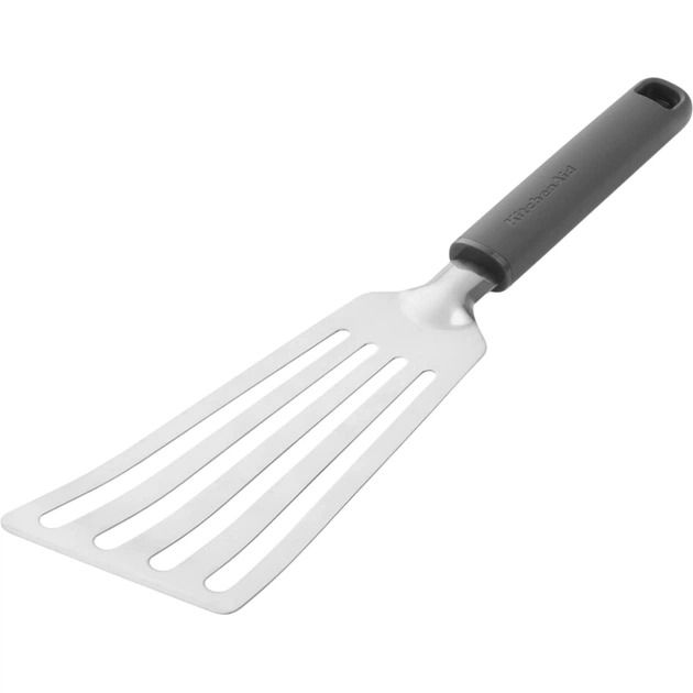 Лопатка з прорізами KitchenAid Classic, 31,5 см, сірий (KHA024OHCHGG)