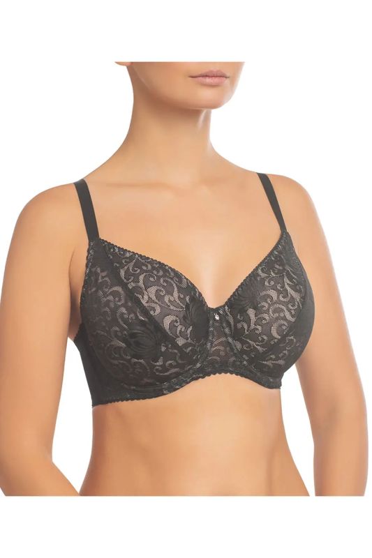 Бюстгальтер м'яка чашка ALESSIA 007 13 02 Effetto Lingerie чорний