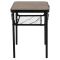 Стіл Bo-Camp Garland 60x45 cm Black/Wood look (1404195)