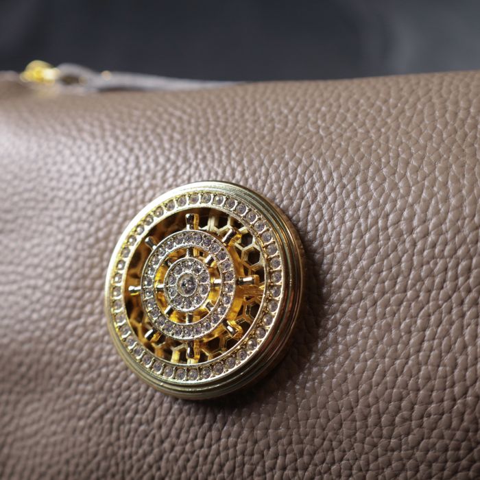 Сумка для стильних жінок із натуральної шкіри Vintage 22263 бежева