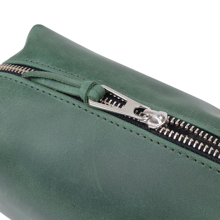 Шкіряна косметичка унісекс Grande Pelle 11572 зелений