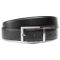Ремінь чоловічий шкіряний Semi Line Black/Brown (P8231-0 L)