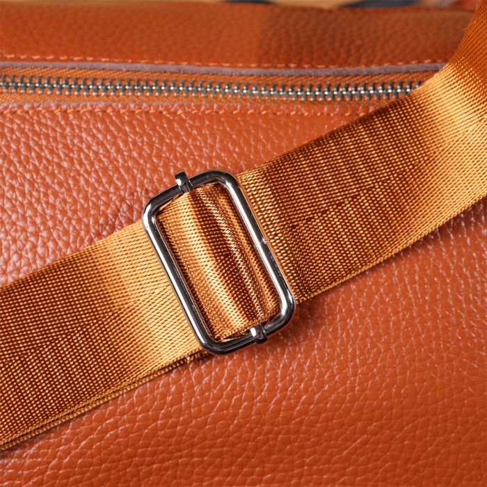 Зручна напівкругла сумка для жінок з натуральної шкіри Vintage 22906 коричнева