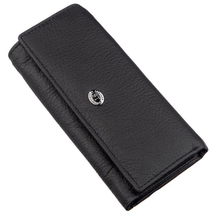 Мужская ключница-кошелек ST Leather 18839 черный