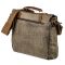 Ретро портфель комбінований 20117 Vintage світло-сірий