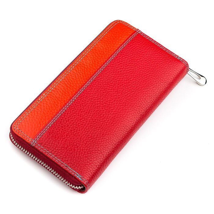 Гаманець жіночий ST Leather 18376 (SB71) червоний шкіряний