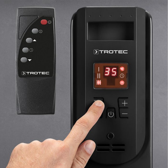 Обогреватель масляный Trotec TRH 25 E 2500W Black (1410000720)