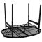 Стіл Bo-Camp Woodbine Oval 100x70 cm Black/Wood look (1404185)