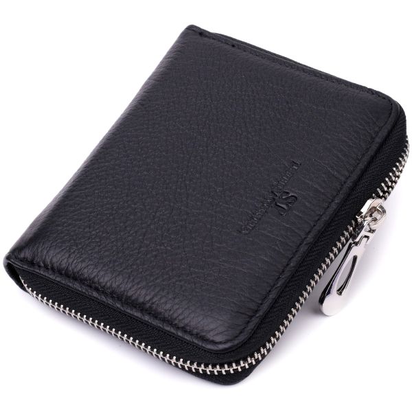 Відмінний жіночий гаманець з натуральної шкіри ST Leather 22449 чорний
