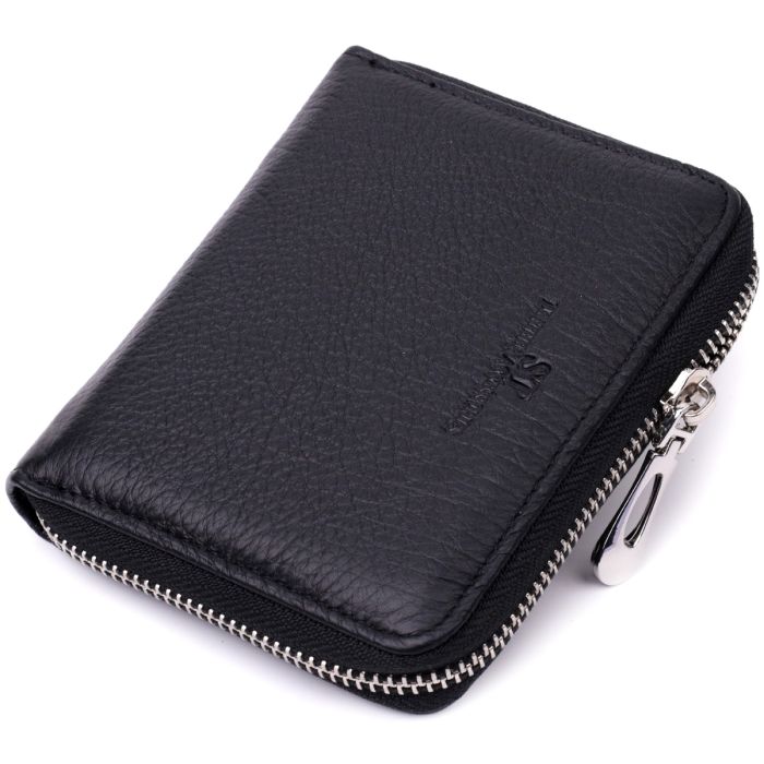 Відмінний жіночий гаманець з натуральної шкіри ST Leather 22449 чорний