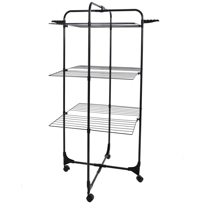 Сушарка для білизни підлогова Casa Si Exo 3 Black (CS92165H04H)