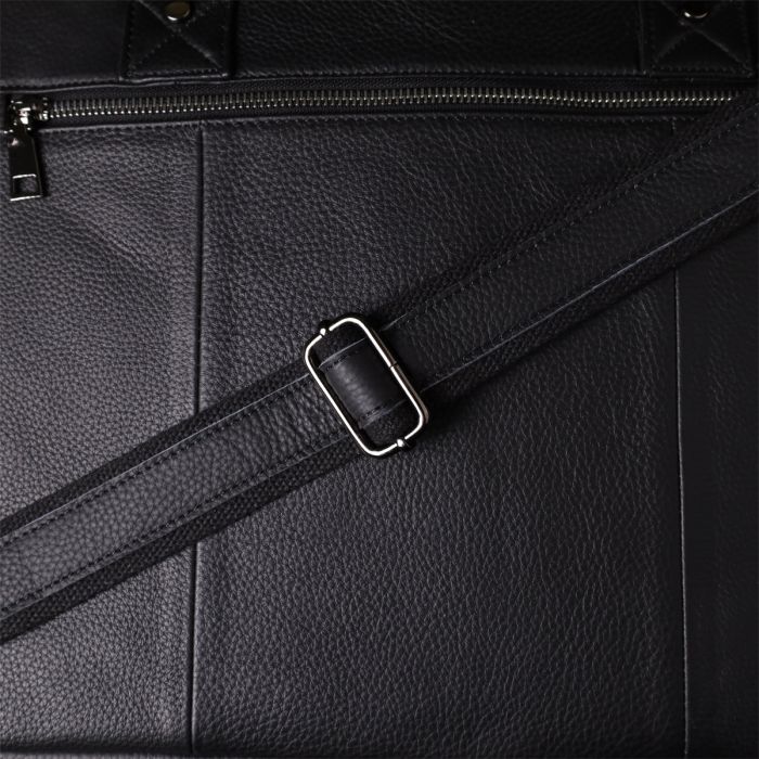 Зручний портфель для чоловіків з натуральної шкіри Vintage 23042 чорний