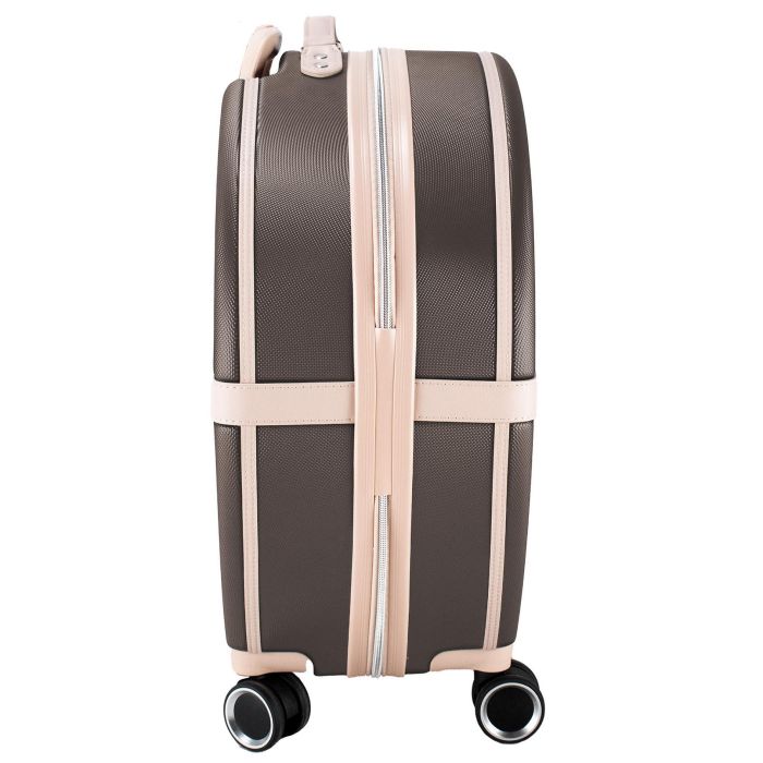 Валіза Semi Line 24" (M) Brown/Pink Cream (T5673-3)