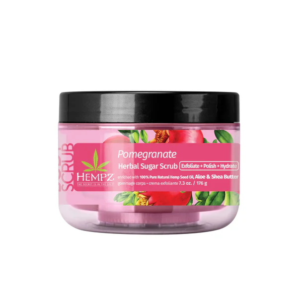 Скраб для тела Pomegranate sugar scrub "Гранат" Hempz 176 г