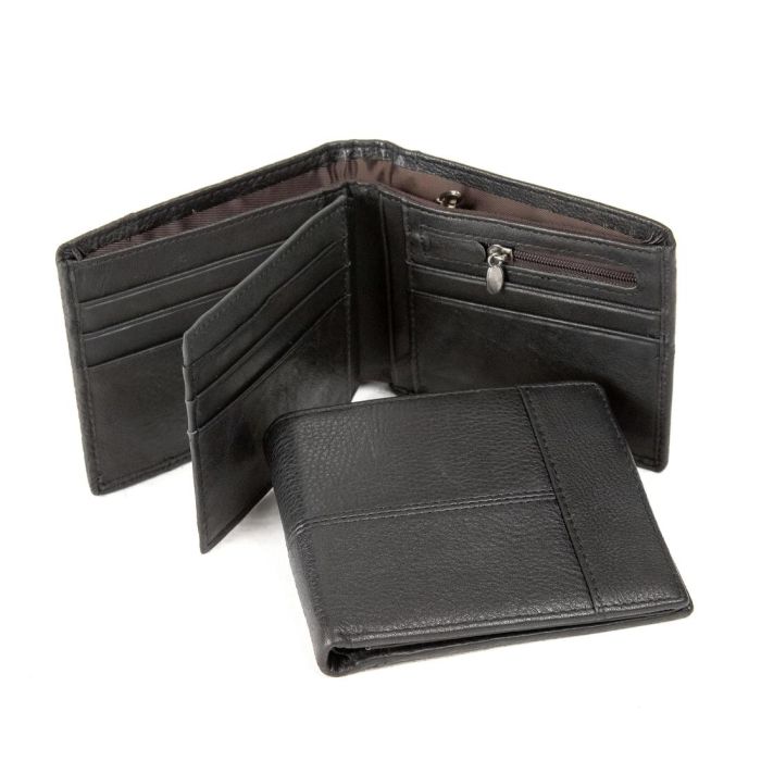 Портмоне черное Tiding Bag 8064-1A