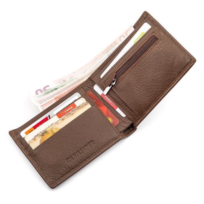 Чоловічий гаманець ST Leather 18353 (ST-1) коричневий