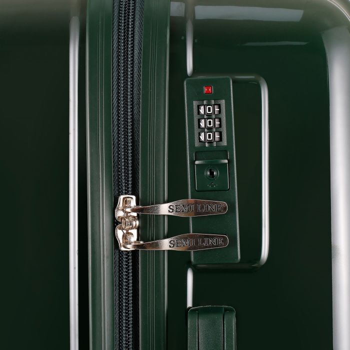 Чемодан Semi Line 24" (M) Dark Green (T5948-2)