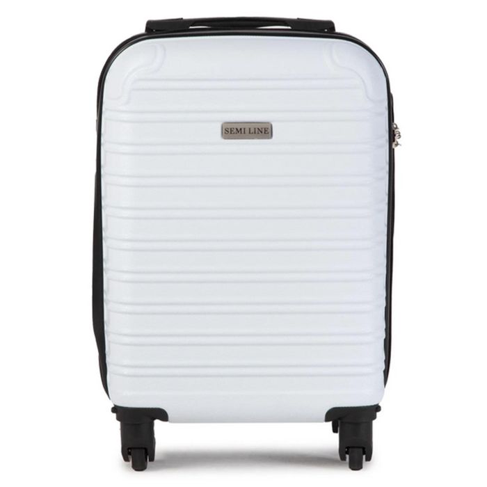 Валіза Semi Line 18" (S) White (T5489-1)_Discounted