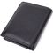 Вертикальный кошелек для стильных мужчин из натуральной кожи ST Leather 22464 черный