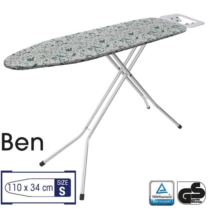 Дошка для прасування Casa Si Ben 110x30 Silver/White Plants (CS98090G323)