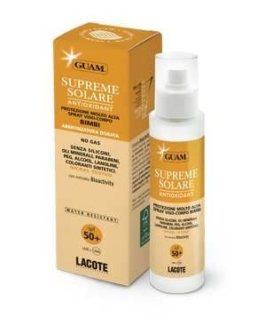 Сонцезахисний спрей з антиоксидантною дією SPF 50 Guam Supreme Solare 100 мл