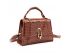 Каркасне невелике кросбоді з еко-шкіри Lilly P2-17068985C коричневе
