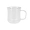 Набір склянних чашок Bergner Coffee & tea lovers 230 мл 2 шт (BG-20115-MM)