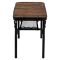 Стіл Bo-Camp Woodbine 56x34 cm Black/Wood look (1404191)