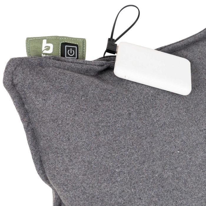 Подушка кемпінгова з підігрівом Bo-Camp Skudde USB Powerbank Grey (1849355)