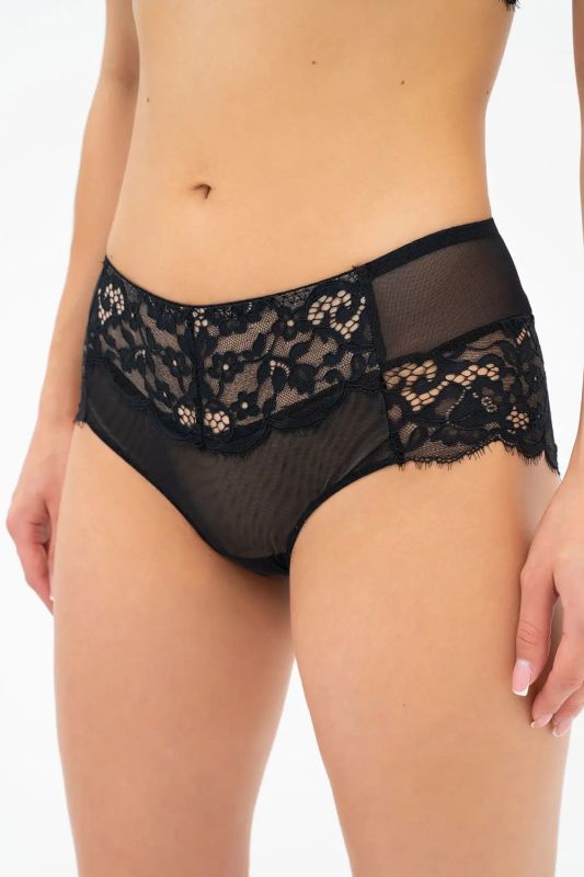Жіночі трусики KRISTINA 020 435 08 Effetto Lingerie чорний-піон