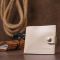 Шкіряне стильне портмоне Shvigel 16447 бежеве