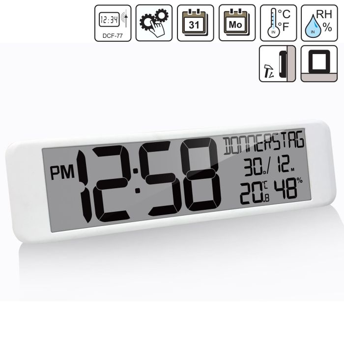 Часы настенные Technoline WS8120 White (WS8120)
