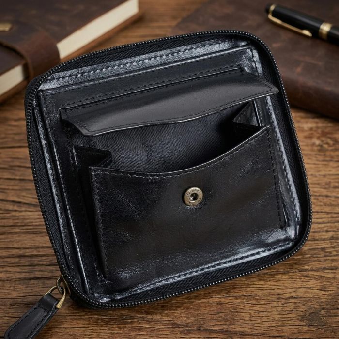 Чоловіче портмоне Tony Perotti Italico 3645 nero (90608) Чорне