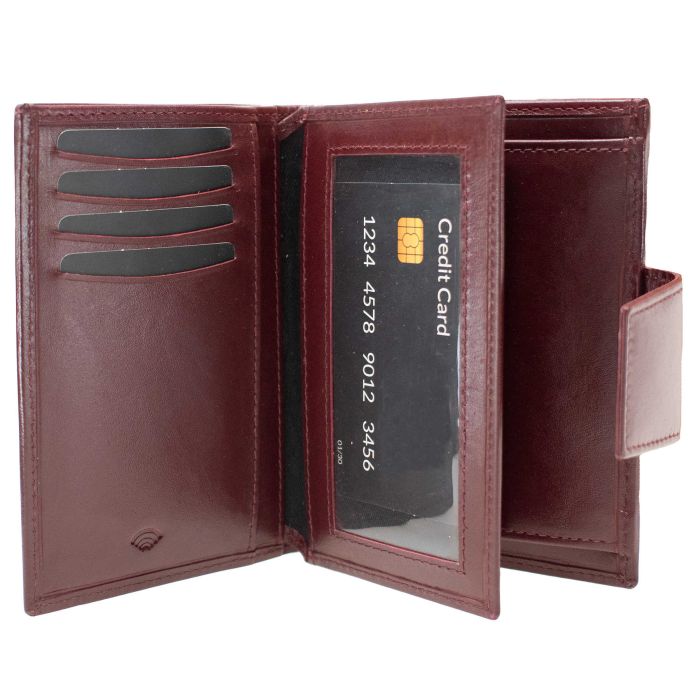 Кошелек женский кожаный Semi Line RFID Dark Red (P8261-2)