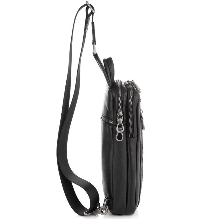 Сумка-слінг чоловіча шкіряна Tiding Bag 9801A