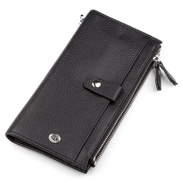 Гаманець ST Leather 18383 (ST420) надійний чорний
