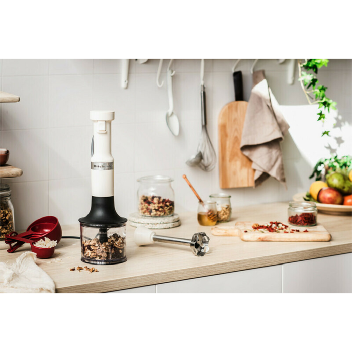 Блендер KitchenAid 5KHBV83EAC занурювальний с аксессуарами кремовий