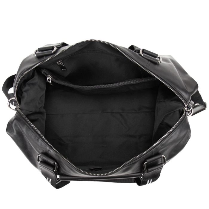 Дорожня шкіряна сумка TIDING BAG A25F-5218A чорна