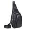 Человек кожаный черный слинг на плечо Tiding Bag A25F-6601A