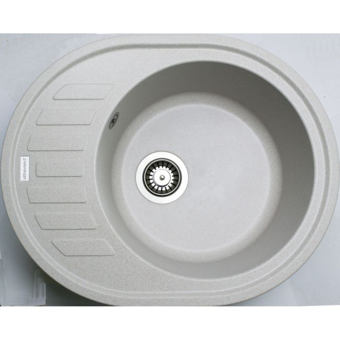 Кухонна мийка Adamant OVUM avena 615x495x200 мм, з крилом