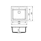 Кухонная мойка Adamant STEP terra 565x500x190 мм, без крыла