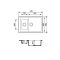 Кухонная мойка Adamant DUPLEX черная 610x495x200 мм, с дополнительной чашей